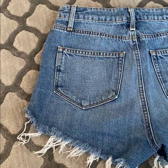 PAIGE DENIM High Waisted Denim Shorts - Picture 8 of 10